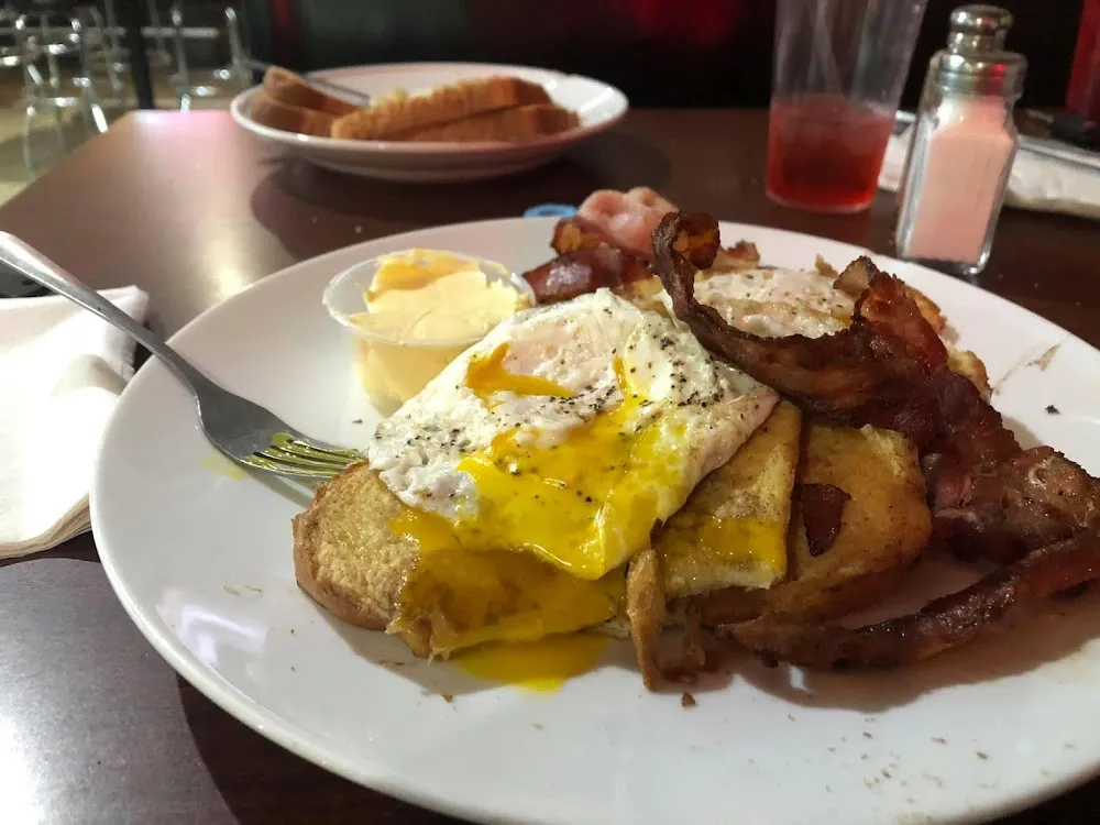 Two Eggs Homefries Toast